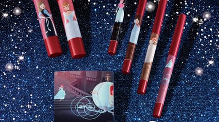 The integrated Cinderella limited design cosmetics are wonderful! Limited quantity of foundation, lipstick and eyeliner