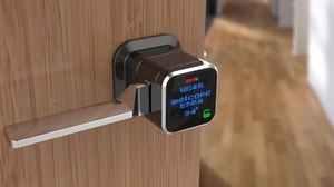 "Genie Smart Lock", a smart lock that allows you to lock and unlock doors from anywhere in the world