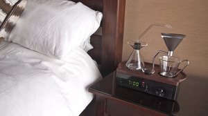 Alarm clock "the barisieur" that wakes you up with the scent of coffee