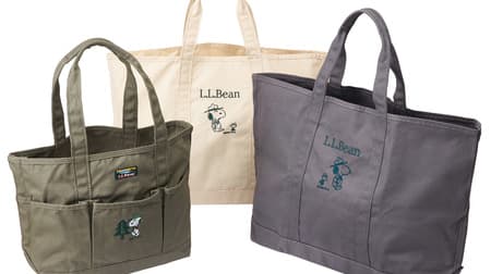 Outdoor style Snoopy this year! LLBean x Peanuts Collaboration Tote Limited to PLAZA Online Store