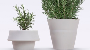 "Fold Pot", a large flowerpot that does not require replanting