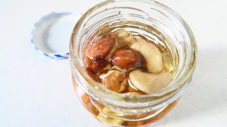 The ice cream is excellent ♪ Nuts pickled in honey Recipe --Toast and hot cakes