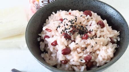 Arrange the surplus mochi! Simple recipe for sticky red rice --The usual white rice is OK