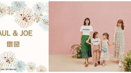 Collaboration with UNIQLO "UT" Paul & Joe! T-shirts, blouses, pochettes, etc. designed with flowers and cats
