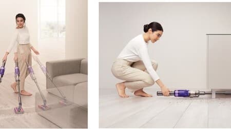 Dyson new product "Dyson Omni-glide" omnidirectional drive cordless cleaner that can clean under furniture