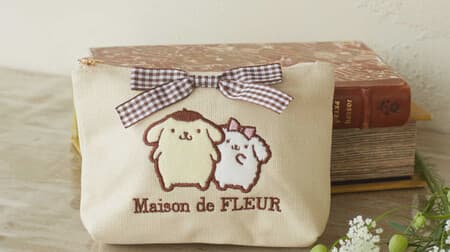 Collaboration with Maison de FLEUR x Pompompurin --5 types including tote pouch