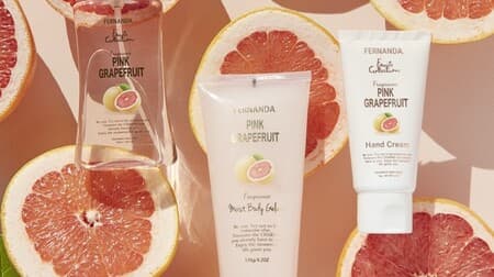 Fernanda "Pink Grapefruit Collection" Eau de Parfum and hand cream with a refreshing scent!