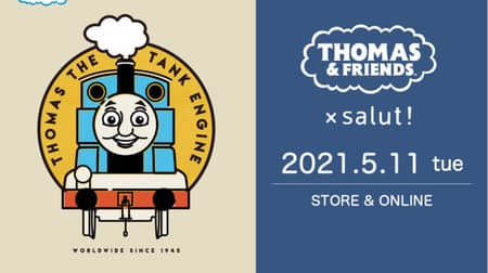 Collaboration of Thomas the Tank Engine x salut! 22 items such as tote bags