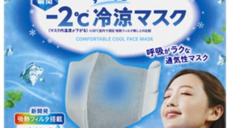 A feeling of wearing minus 2 degrees! "Megurizumu Sutto Cool Mask" from Kao --The exhilaration lasts for a long time