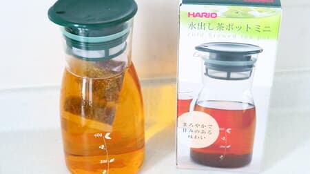 "HARIO Mizudashi Tea Pot Mini" Recommended! Made of clean glass, capacity 700 ml