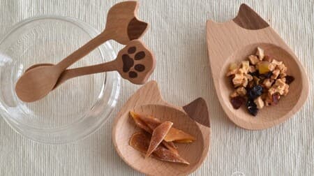 Cute cat type ♪ For Villevan such as wooden spoons and bean dishes --Make your dining table like a fashionable cafe
