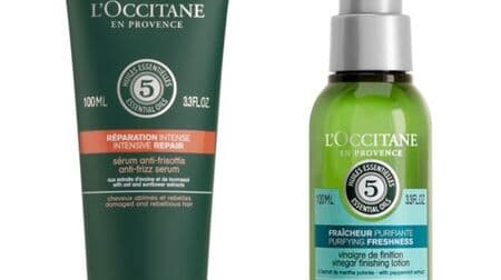 L'Occitane "Five Herbs Hair Care Duo" Care for the rainy season hair troubles! Treatment & Out Bath Mist