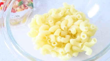 Easy in the microwave! How to boil macaroni--For making side dishes for salads and bento