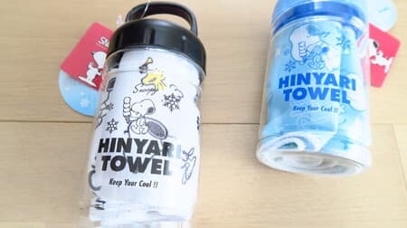 [Hundred yen store] Convenient to carry in a bottle of "Snoopy Cool Towel" to relieve the heat