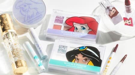 Witch's Pouch x Disney Store! Princess design "Eyeshadow palette" "Sheer lip tint" etc.