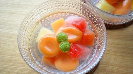 3 Summer Fruit Recipes --Peach Compote, Watermelon Shiratama, Kowloon Ball Style Jelly