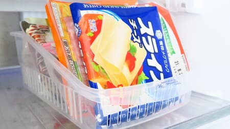 Refrigerator is refreshing with Hundred yen store "bag stocker"! With adjustable dividers