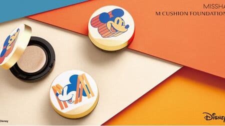 "M Cushion Foundation (Pro Cover) Disney Design 21AW" Limited design of Mickey Mouse!