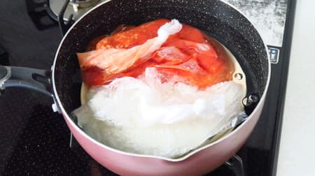 How to cook rice in a plastic bag --For disasters and camping! Even with vegetable juice