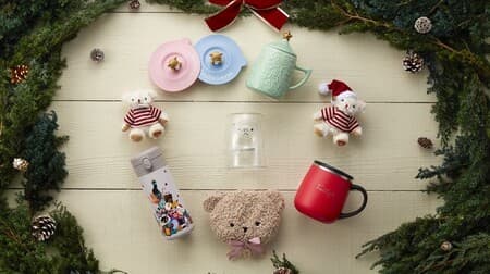 Limited drink "Mascarpone Tiramisu Latte" and cute bear full items --Tully's holiday season products