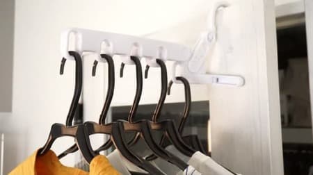 Indoor drying shirt hanger, hanger rack for lintel, slim round and round hanger --3 convenient items for indoor drying