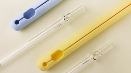 "Miffy" glass straw released --Good glass new work! Silicone case & cleaning brush included
