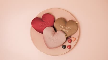 Gelato Pique's Valentine Collection --Cute Heart Pattern Roomwear, Towels and Pouches