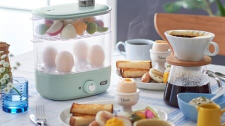 Launch of "Toffee Compact Food Steamer" -- Easy & Compact Steamer for Hot Vegetables, Chawanmushi, Steamed Buns, etc.