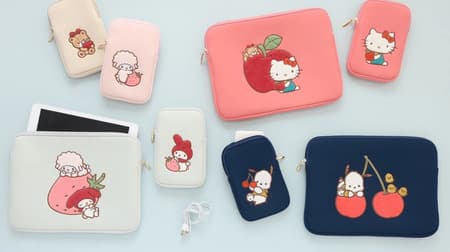 Bleu Bleuet x Sanrio Characters New --Mobile pouch and tablet case with excellent cushioning