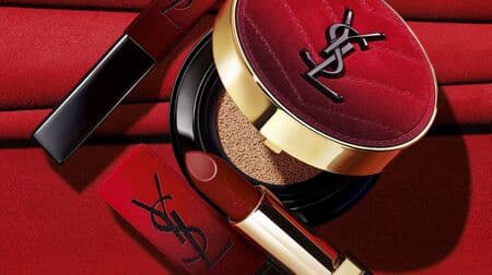 YSL "VALENTINE'S DAY 2022" Valentine's Day limited edition lip and cushion foundation design expressing LOVE.