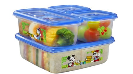 Ziploc Container x Disney 2022 Spring Design -- Mickey & Friends enjoying the outdoors! Also for lunchboxes