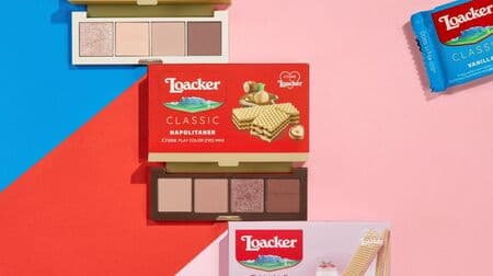 Etude "Loacker Collection" wafer-like eyeshadow palette, lip tint, and blush