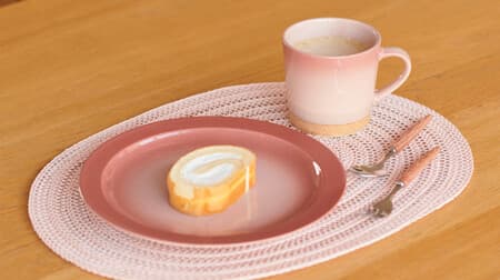 KEYUCA Hoyari Series -- Pink plates and mugs for a new life in spring, for both Japanese and Western cuisine