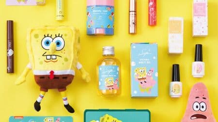 PLAZA x Sponge Bob "Happy Poppin' Cosmetics" "VT Cica Daily Soothing Mask" etc.