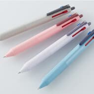 「ジェットストリーム 新3色ボールペン」限定軸色 -- ツートンピンク・ツートンブルーなど 黒インク長持ちペン