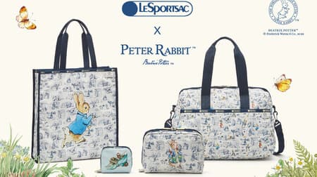 LeSportsac x Peter Rabbit -- Backpacks, Tote bags, Wallets, Pouches, etc. Enjoy the world of picture books