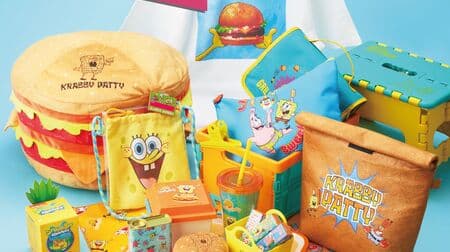 PLAZA "Craving for Summer! Sponge Bob items! Cushions, sweets, T-shirts, etc.