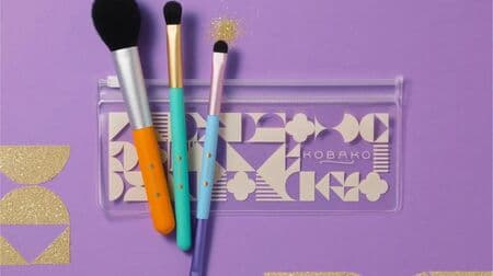 KAI KOBAKO "Colorful My Makeup Set" Limited Edition Holiday Coffret! Makeup Brushes & Pouches