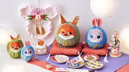 Disney Store New Year's items "Zootopia" Collection and Mickey & Friends' Daruma Collection