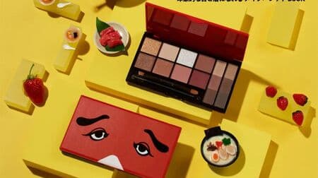 Takarajimasya's "Niwaka Sempei: Makeup Palette Book for Striking Eyes and Eyebrows" in collaboration with Fukuoka's famous confectionery!