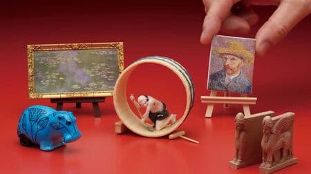 Capsule Toy "Metropolitan Museum of Art Gacha Collection" Van Gogh, Katsushika Hokusai, Monet, etc.
