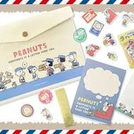 Post Office Snoopy Goods "Letter Set", "Flake Sticker", "Stationery Pouch".