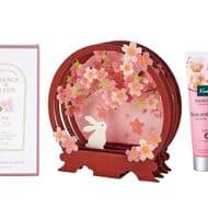 loft cherry blossom items! Cherry blossom scented hair care, hand cream, eau de toilette, fabric softener, 3D cards, etc.