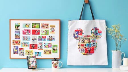 Disney Store "Telephone Card" ticket art items! Sticker sets and eco-bags