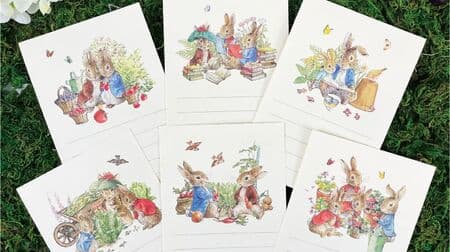 Post Office "Peter Rabbit Mino Washi Postcard 2023 Nature Series" 6 new nature-themed designs.