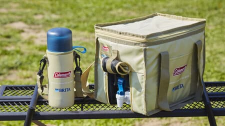 Coleman x Brita "Flow" tank-type water purifier with cover useful for camping and BBQ! Bottle-type water purifier "Active" also collaborated!