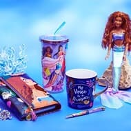 Disney Store "The Little Mermaid" opening commemorative goods: mug cups, plush toys, T-shirts, etc. with movie motifs