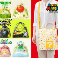 New goods including "Pikmin" and "Splatoon 3." Bags that can be used for wrapping or as eco-bags, garlands for Christmas, and more!