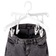 ニトリ「十字型ピンチハンガー」ズボンやスカート干しに便利！筒干しできて乾きやすい