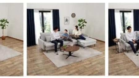 Nitori New sofa "MS01 Series" with flexible layout and seat depth to be released on January 9, 2024.